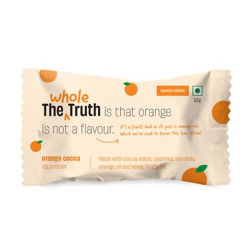 Buy The Whole Truth Protein Bars Orange Cocoa G Each For Healthy