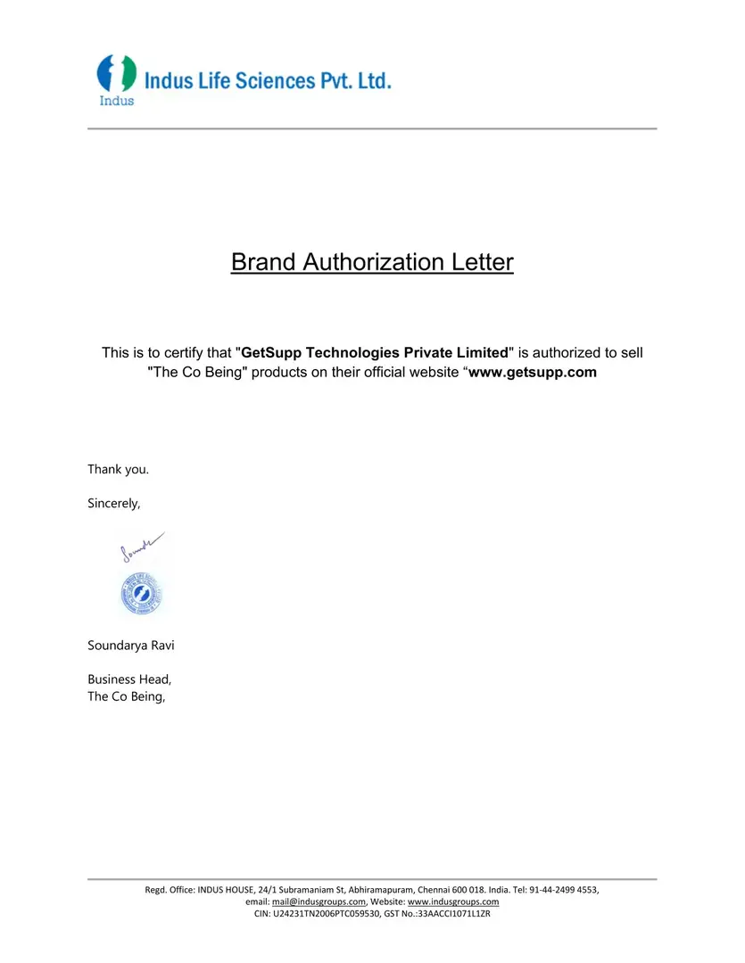 brand certificate