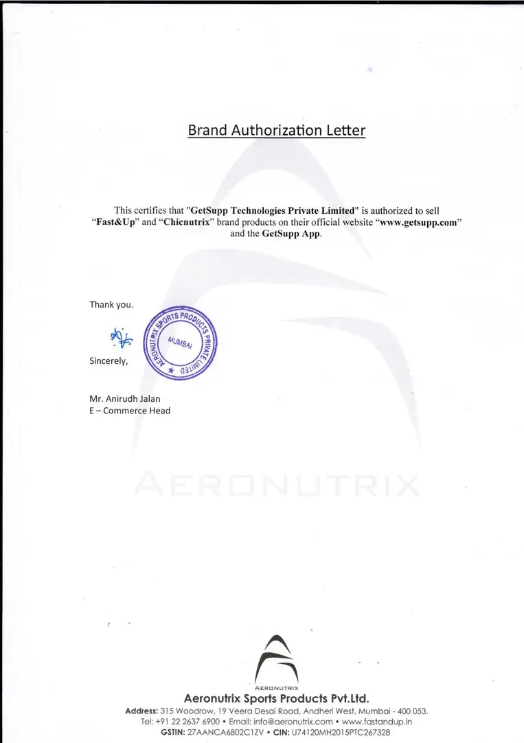 brand certificate