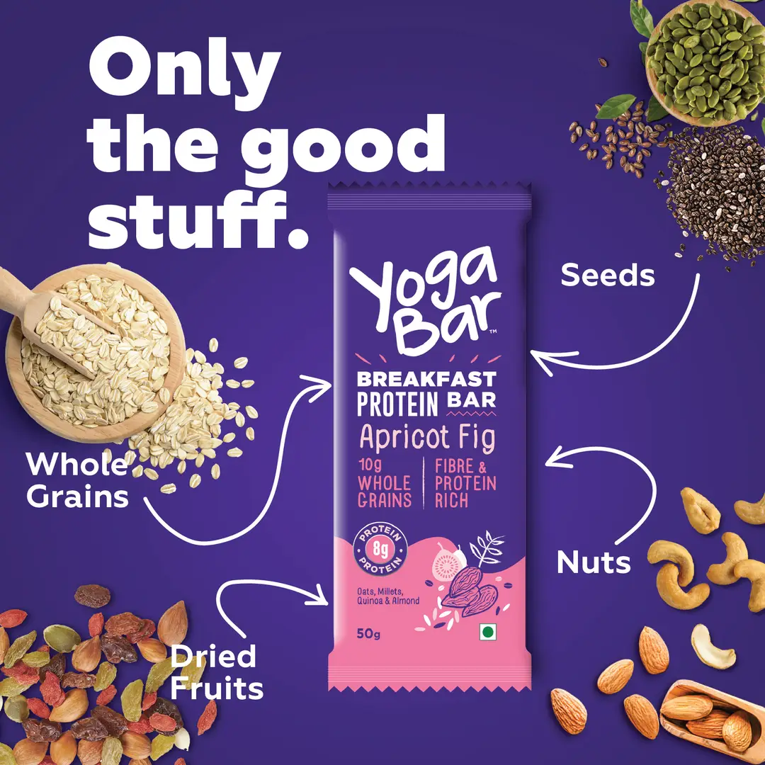 Yogabar Breakfast Protein Bar Pouch Price in India - Buy Yogabar Breakfast Protein  Bar Pouch online at