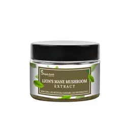Simply Earth Lion's Mane Mushroom Extract Powder for Memory, Focus and Clarity icon