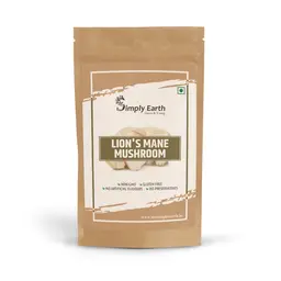 Simply Earth Lion's Mane Mushroom Extract Powder for Improves Memory, Focus and Clarity icon