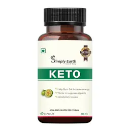 Simply Earth Natural Keto with Green Tea Extract, Garcinia Cambogia for Suppresing Apetite icon