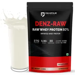 Denzour Nutrition Denz Raw 80% Imported Whey Protein with Added Digestive Enzymes for Increased Muscle Strength, Muscle Growth and Recovery icon