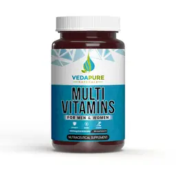 Vedapure Naturals Daily Multivitamin with Zinc, Vitamin C, Vitamin D, Calcium, Iron & K2 for Stamina, Immunity, Bone Strength and Overall Health icon