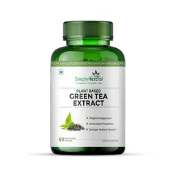 Simply Herbal Natural Potent Green Tea Extract 500 Mg for Support Healthy Weight Management - 60 Capsules icon