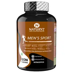 Naturyz Men's Sport Specialized Daily Multivitamin For Men with Highest 55 Nutrients for Overall Wellbeing icon