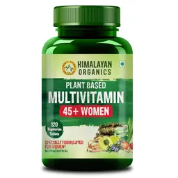 Himalayan Organics Plant Based Multivitamin Women 45+ with Ashwagandha Extract for Overall Health Support icon