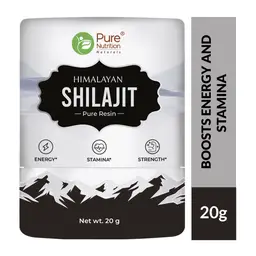 Pure Nutrition Shilajit Gold Resin with 24 Carat Gold Dust (Swarna Bhasm) for Stamina, Power and Performance icon