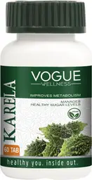 Vogue Wellness Karela Tablet for Improving Metabolism, Regulates Healthy Sugar Levels icon