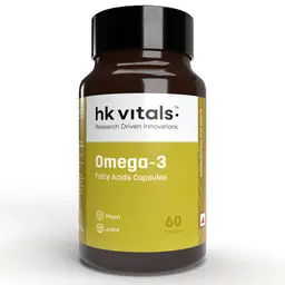 HealthKart -  HK Vitals Omega 3, 1000 mg Fish Oil with 180 mg EPA & 120 mg DHA, for Brain, Heart, Eyes, and Joints Health icon