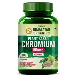 Vlado's Himalayan Organics Plant Based Chromium with Moringa Leaf, Sesbania Grandiflora for Healthy Blood Glucose Level