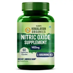 Vlado's Himalayan Organics Nitric Oxide with L- Arginine HCL 1400mg