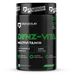 Denzour Nutrition Denz Vita Multivitamin with 25 Vitamins & Minerals for Energy, Stamina & Recovery icon