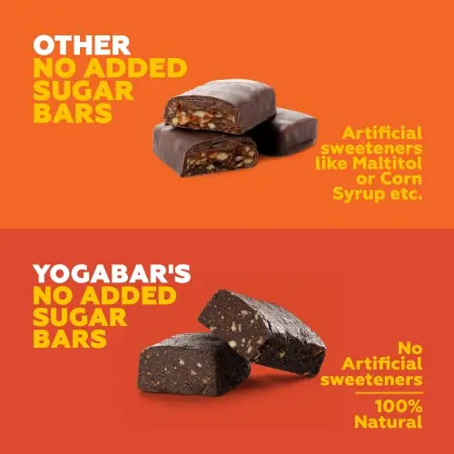 Buy Yogabar 20g Protein Almond Fudge Protein Bars Pack of 6 - 420 gm