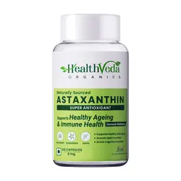 Health Veda Organics - Plant Based Astaxanthin for Eye, Joint, Skin Health and immunity icon