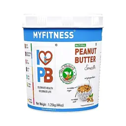 MyFitness -  Unsweetened Natural Peanut Butter - with 25g Protein, Nut Butter Spread - for Maintain Good Cholesterol, Blood Sugar, and Blood Pressure icon