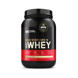 Optimum Nutrition (ON) Gold Standard 100% Whey Protein Powder, for Muscle Support & Recovery, Vegetarian - Primary Source Whey Isolate icon