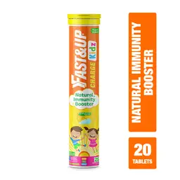 Fast&Up Charge Kids with Turmeric, Ginger & Tulsi Extracts for Daily Immunity Essential Multivitamin icon