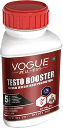 Vogue Wellness TestoBooster with Ashwagandha Shilajit Safed Musli for Muscle Growth Stamina Energy