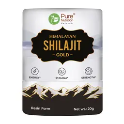 Pure Nutrition Original Himalayan Shilajit Resin with 100% Ayurvedic & Natural Shilajit for Stamina, Power, Performance, Strength and Energy icon