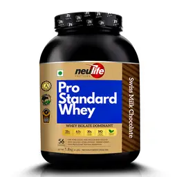 Neulife Pro Standard Advanced Whey Protein Isolate Powder with Leucine for Muscle Strength and Recovery icon