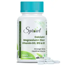 Sprowt Calcium Magnesium Zinc Vitamin D3 & B12 for Bone Health icon