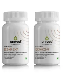 Unived -  Basics D3+K2-7 - With Chain Triglycerides, Menaquingold - For Immunity, Heart, Muscle And Bone Health icon