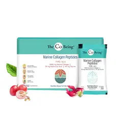 The Co Being Marine Collagen Peptides with Hyaluronic acid and Green Tea Extract for Improved Skin Elasticity and Radiance  icon