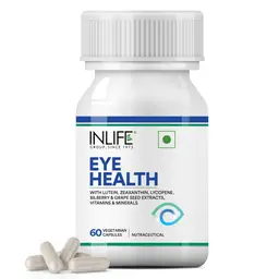 Inlife Eye Health Supplement with Zeaxanthin, Grape Seed, Bilberry for Improved Vision, Protect Eyes from Oxidative Stress icon