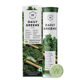 Wellbeing Nutrition Daily Greens Wholefood Multivitamins with Vitamin C, Zinc, B6 for Immunity and Detox icon