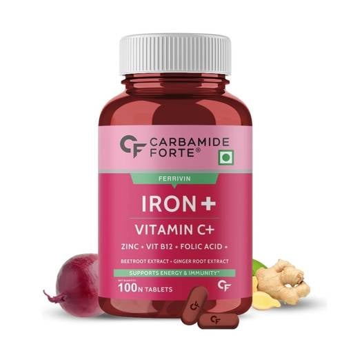 Buy Carbamide Forte Iron + Vitamin C + Folic Acid Supplement for ...