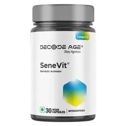 Decode age SeneVit with Fisetin, Apigenin for Immune Support, Anti Aging and Longevity icon