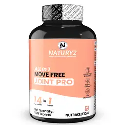 Naturyz Joint Pro with Glucosamine Chondroitin Vitamin D2 B12 for Joint Strength icon