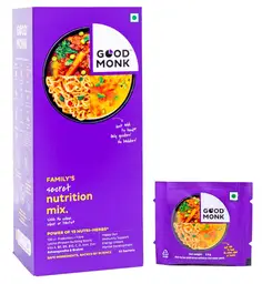 Good Monk Multivitamin, Probiotic & Fibre Mix with Vitamin B12, C, D, Iron, Zinc, 1.3 Bn Probiotics for Improving Immunity, Gut Health, Energy.  icon