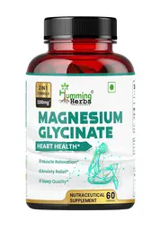 Humming Herb Magnesium Glycinate for Heart Health, Muscle Relaxation and Sleep Support