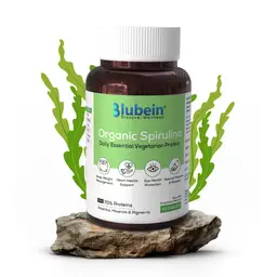 Blubein Organic Spirulina with Super Greens for Immunity, Supports Gut Health and Effective Weight Management icon
