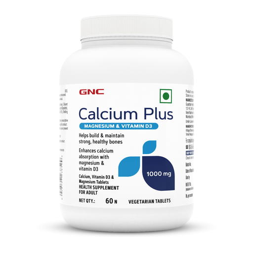 Buy GNC: Calcium Plus With Magnesium & Vitamin D3, Strengthens Bones ...