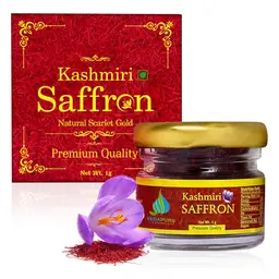 Vedapure Naturals Pure Kashmiri Saffron/ Kesar/ Keshar/ Zafran /Jafran ( A+ Grade ) for Pregnant Women, Babies, Beauty, Cooking and Improved Health icon