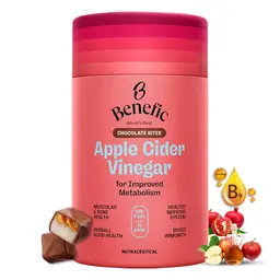 Benefic Apple Cider Vinegar Chocolate Bites with the Mother for Supporting Weight Loss, Metabolism and Gut Health icon
