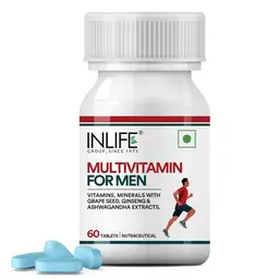 Inlife Multivitamin for Men with Zinc, Vitamin C, Vitamin D3, and Essential Multiminerals for Energy, Stamina, Immunity and Overall Health & Wellness icon