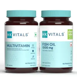 HealthKart -  HK Vitals Multivitamin and Fish Oil Combo for Women & Men, 60 Multivitamin Tablets & 60 Fish Oil Capsules icon