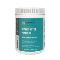 Sharrets Coconut MCT Oil Powder 75 with Prebiotic Fibre for Weight Loss icon