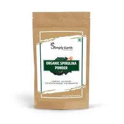 Simply Earth Spirulina with Plant Based Protein Superfood for Energy, Digestion and Skin icon