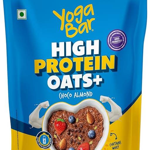 Buy Yogabar 20g High Protein Oats+ 850g | Choco Almond Oatmeal