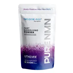 Decode Age NMN Powder Premium Sublingual NMN Uthever with Clinically Proven NMN for Enhanced Vitality, Cognitive Boost and Healthy Aging icon