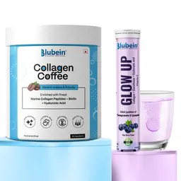 Blubein Skin Fuels - Marine Collagen (30 Sachets) and Glow (15 Effervescent Tablets)  icon