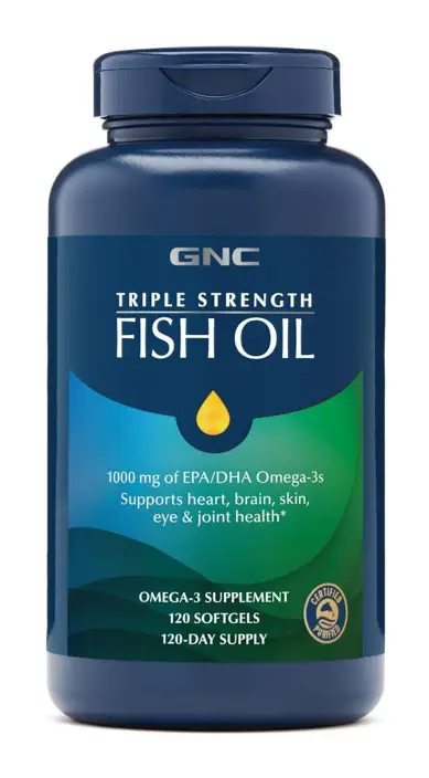 Triple Strength Fish Oil 1000mg - 120 Softgels