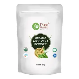 Pure Nutrition Organic Aloe Vera Powder (100% Organic) for Digestive Health, Promotes Skin Wellness, Hydrates and Nourishes icon