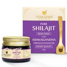 Upakarma - Pure Shilajit/Shilajeet Resin Form - with Ashwagandha - for Power, Stamina, Endurance, Strength and Overall Wellbeing icon